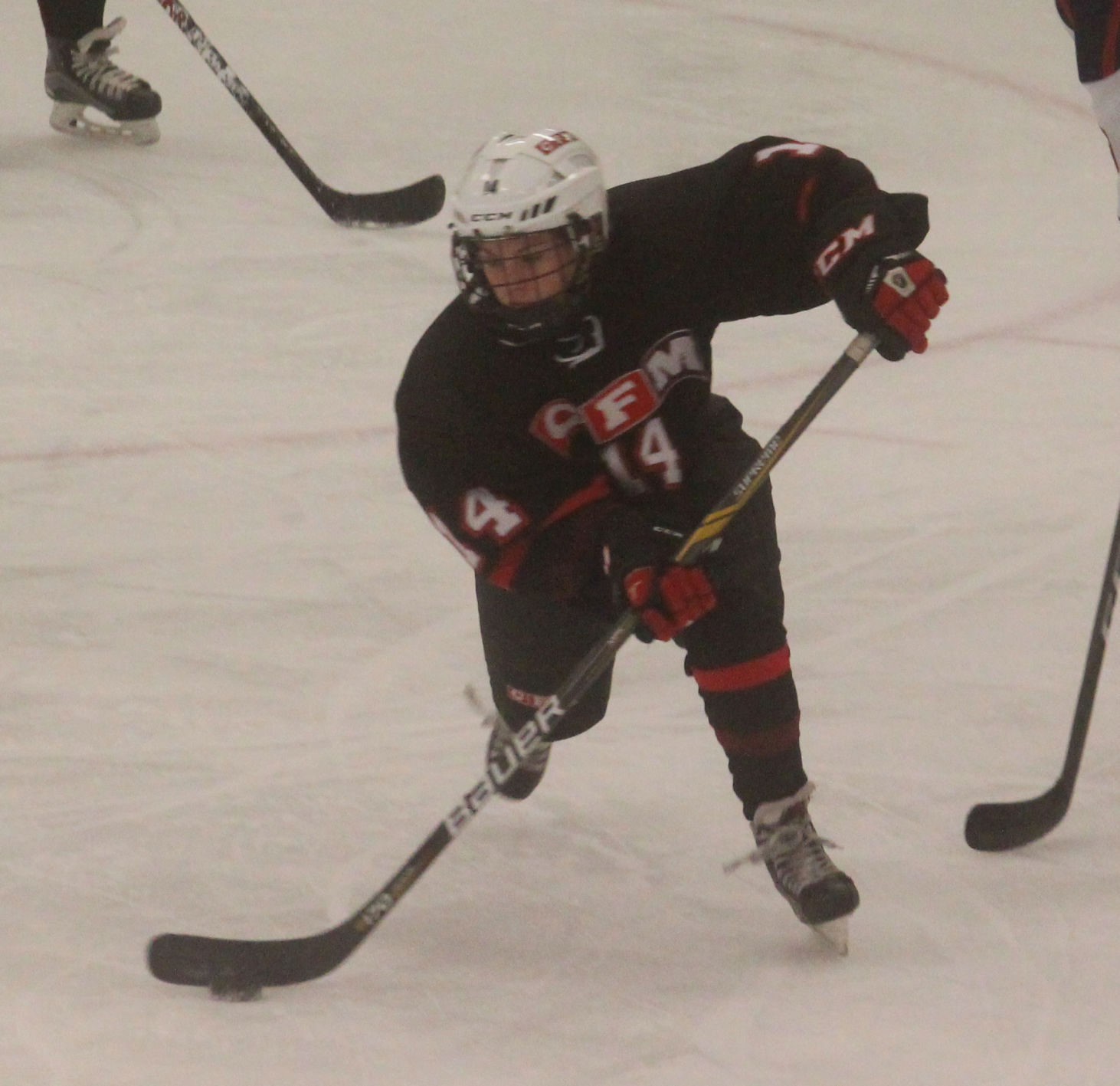 Chi-Hi/Menomonie girls hockey vs Fox Cities at Eau Claire tournament 12-27-17